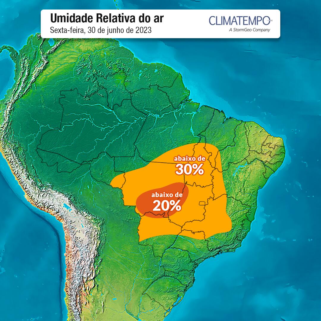 Tempo Seco Umidade Do Ar Abaixo Dos No Centro Do Br Climatempo