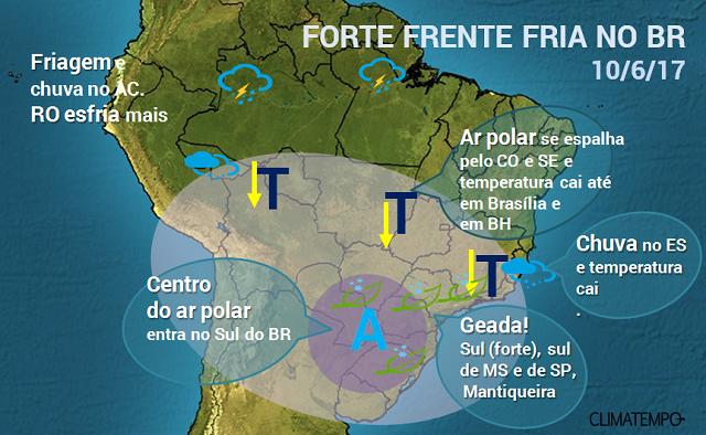 Frente fria esfriou SP - Notícias Climatempo