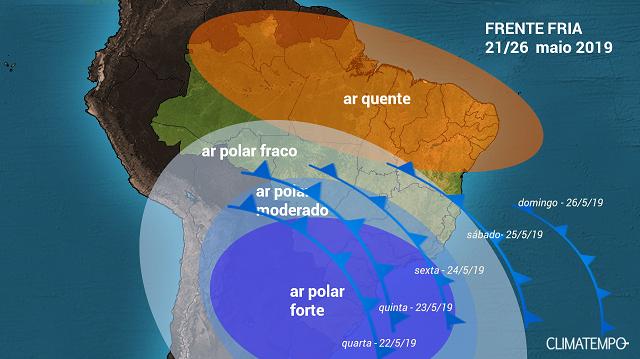 Frente fria esfriou SP - Notícias Climatempo