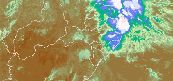 Risco de chuva forte em capitais do Nordeste