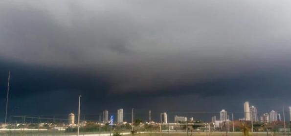 Grandes volumes de chuva sobre o Nordeste