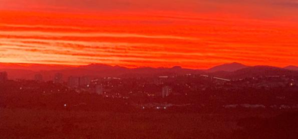 Céu encantado em São Paulo 
