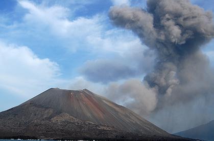 Efeitos de erupções vulcânicas na atmosfera