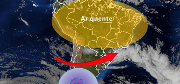 Por que o centro-sul do Brasil esquentou no começo de junho?