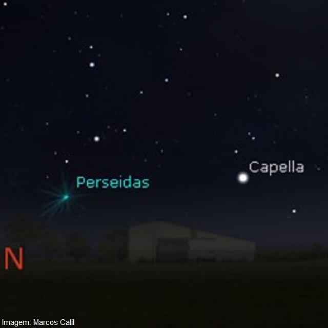 Tem chuva de meteoros no céu até o fim da semana