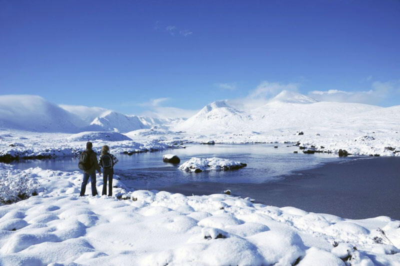 10 destinos para ver neve na Grã-Bretanha
