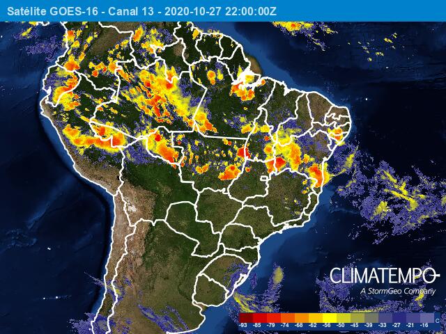 Semana de ventania no Brasil