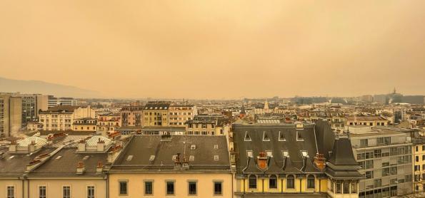 Tempestade de areia e poeira atinge a Europa