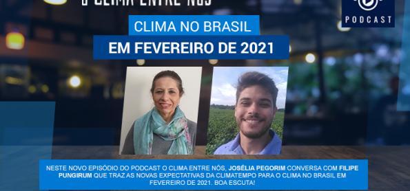 Clima no Brasil em fevereiro de 2021