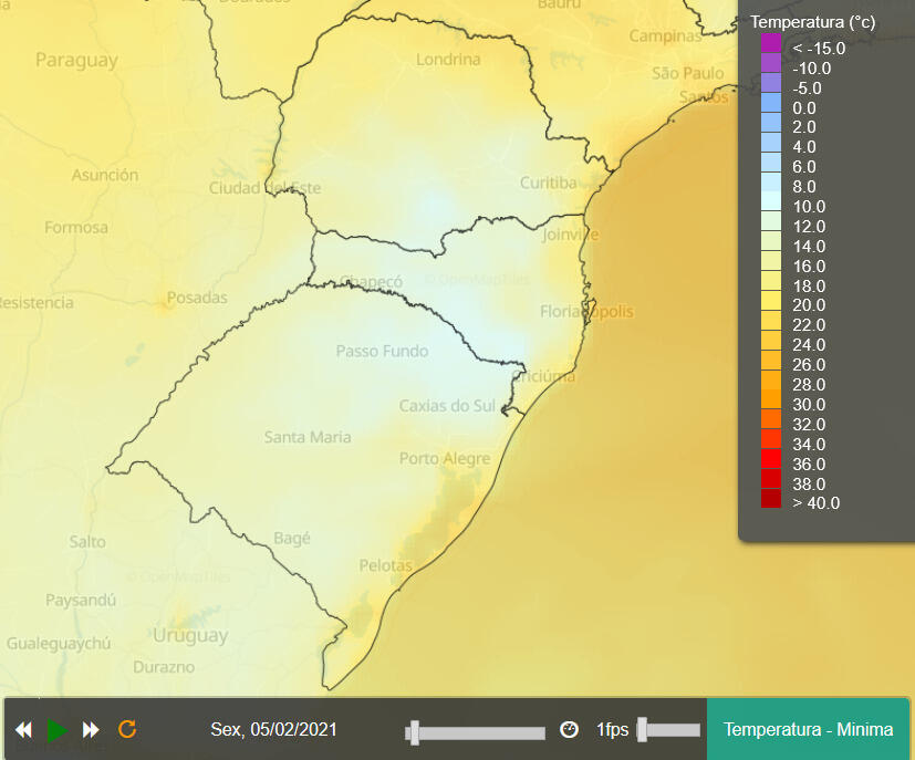 Ar Polar Influencia Parte Do Sul Do Br Climatempo