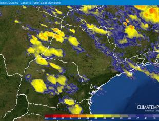 Sate - chuva orte em SP 8-3-2021