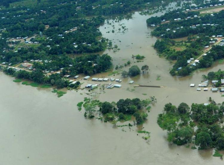 Cheia Rio Solimões em 2015