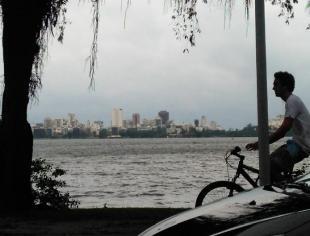 RJ_Rio de Janeiro por Andrea Pinheiro 19-10-18 nublado na Lagoa Rodrigo de freitas