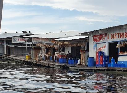 Foto: cheia do rio Negro em Manaus (AM), Serviço Geológico do Brasil (CPRM)