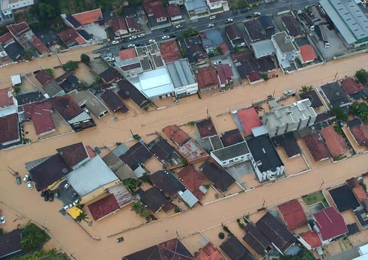 Foto: Itajaí - SC - Defesa Civil 