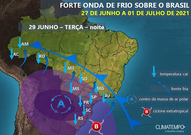 Frente fria esfriou SP - Notícias Climatempo