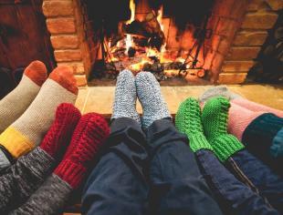 N-frio na lareira - iStock