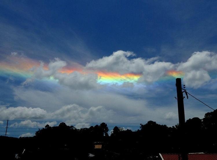 Foto: irisação em Taió (SC), por Marcio André Voss 