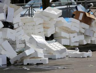 Foto: isopor é um dos materiais de difícil reciclagem (iStock)