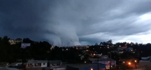 ZCAS provoca tempestades no centro-norte do Brasil