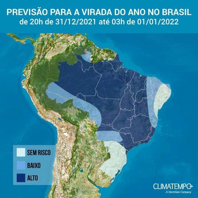 Previsão do tempo para o Réveillon 2022 em todo Brasil | Climatempo
