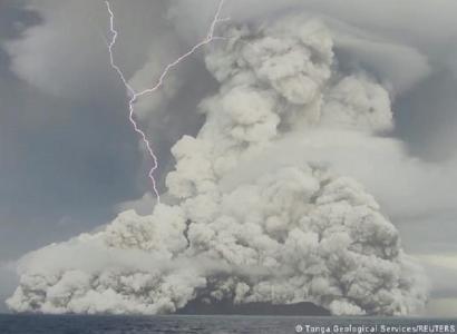 Foto: Tonga Geological Services-REUTERS/ DW divulgação