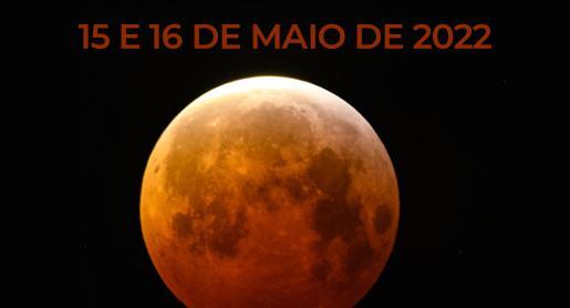 Brasil terá visão especial do eclipse lunar total de 15 de maio