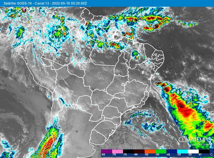 Imagem de satélite Climatempo Imagem de satélite Climatempo