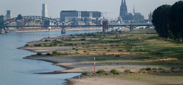 Seca na Europa afeta rios, bosques, agricultura e logística