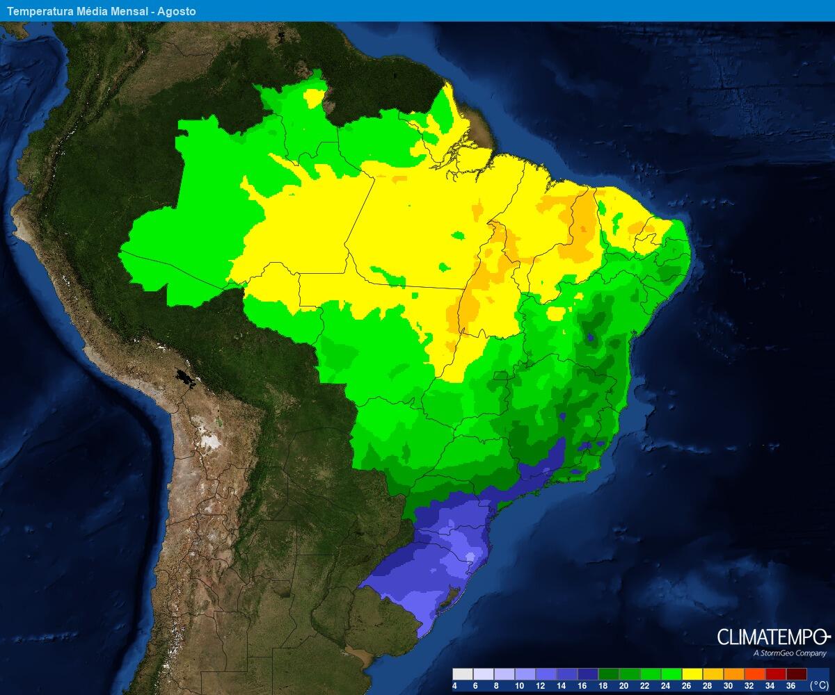 Confira a previsão do tempo para amanhã em todo Brasil 