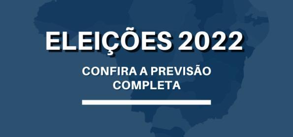 Previsão para o Brasil no domingo de eleições 