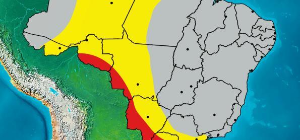 Ar seco e chuva deixam áreas do Brasil em alerta nesta quinta