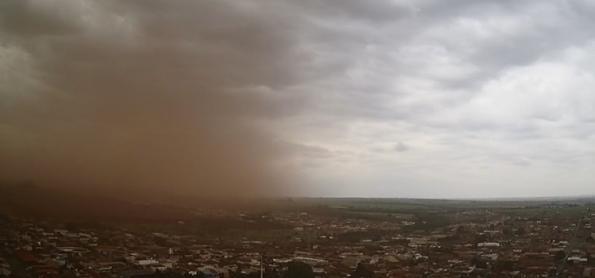 Tempestade de areia volta a ocorrer no interior de São Paulo