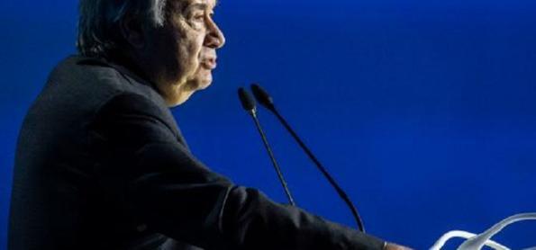 COP27: Mundo ruma para inferno climático, alerta Guterres