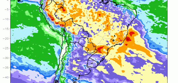 Primavera com mais de 800mm sobre Vitória e Belo Horizonte
