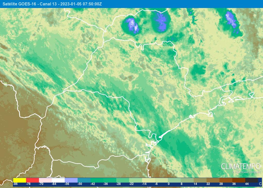 Previsão do tempo: Temperaturas em queda e chuva nesta quarta-feira (10)