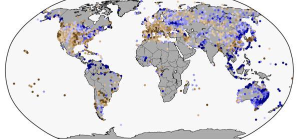 Principais eventos de precipitação pela Terra em 2022