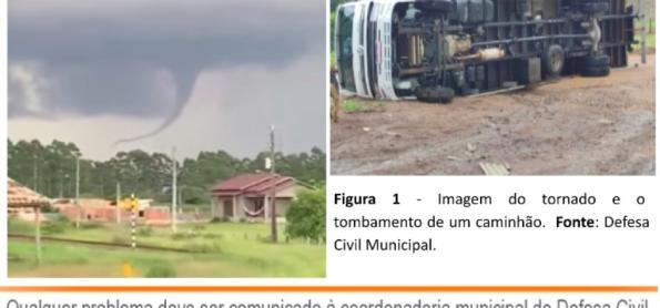 Santa Catarina com tornado e previsão de chuva volumosa 