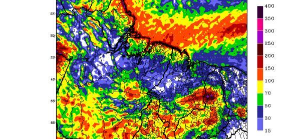 Costa Norte do país se prepara para chuva volumosa