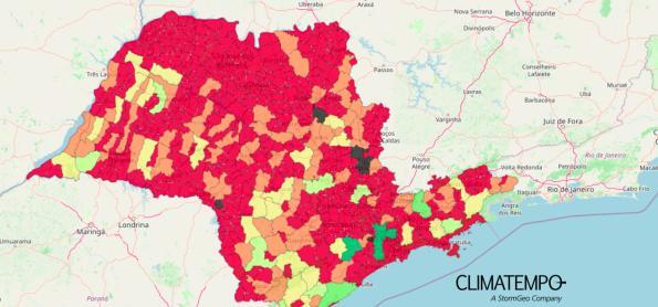 Janeiro com aumento de 48,3% de raios no estado de São Paulo 