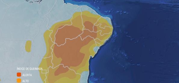 Queimadas de 2023 são quase o dobro no Nordeste