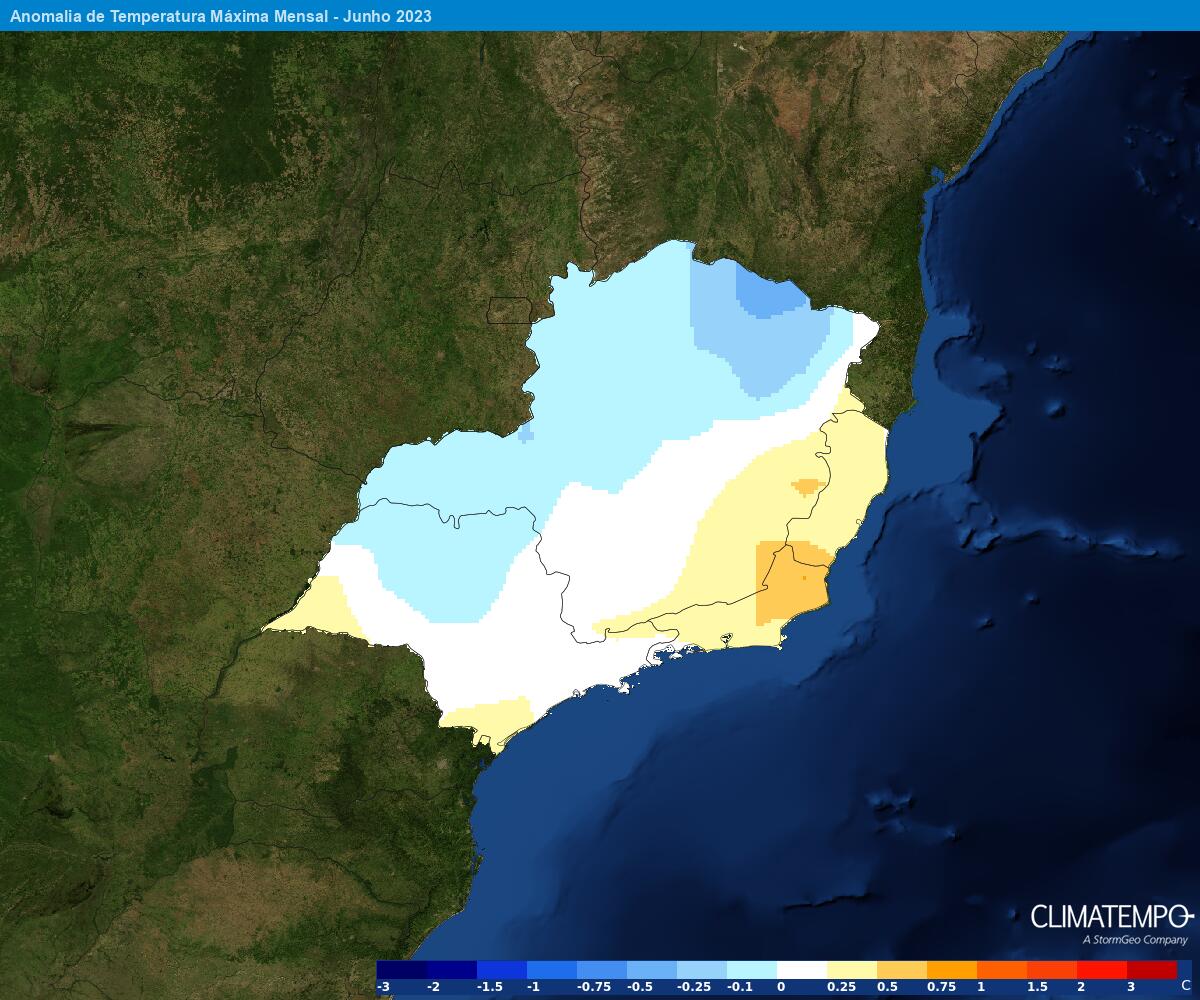 Verão 2023 - previsão geral para o Brasil