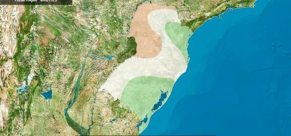 Maio começa com nova frente fria no Sul do Brasil