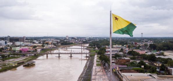 Maior nível em 8 anos do Rio Acre - em Rio Branco (Acre)