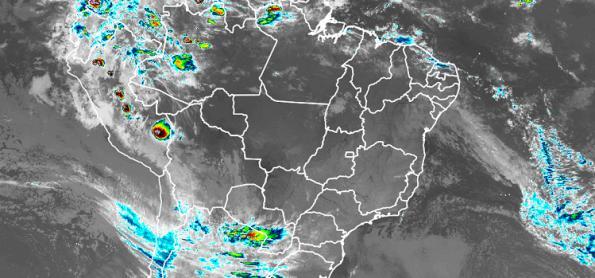 Chuva forte no Nordeste e frente fria no Rio Grande do Sul