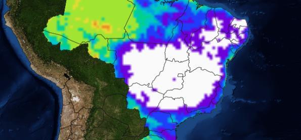 Chuva diminui no sertão nordestino e aumenta na Bahia