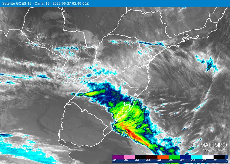 Frente Fria Chegou Ao Sul Com Chuva E Vento Forte Climatempo