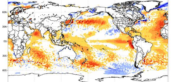 Pacífico equatorial está no modo El Niño
