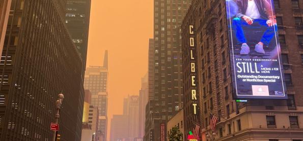 Fumaça de incêndios do Canadá invade Nova Iorque