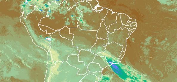 Ciclone se afasta e ar frio entra forte no centro-sul do Brasil